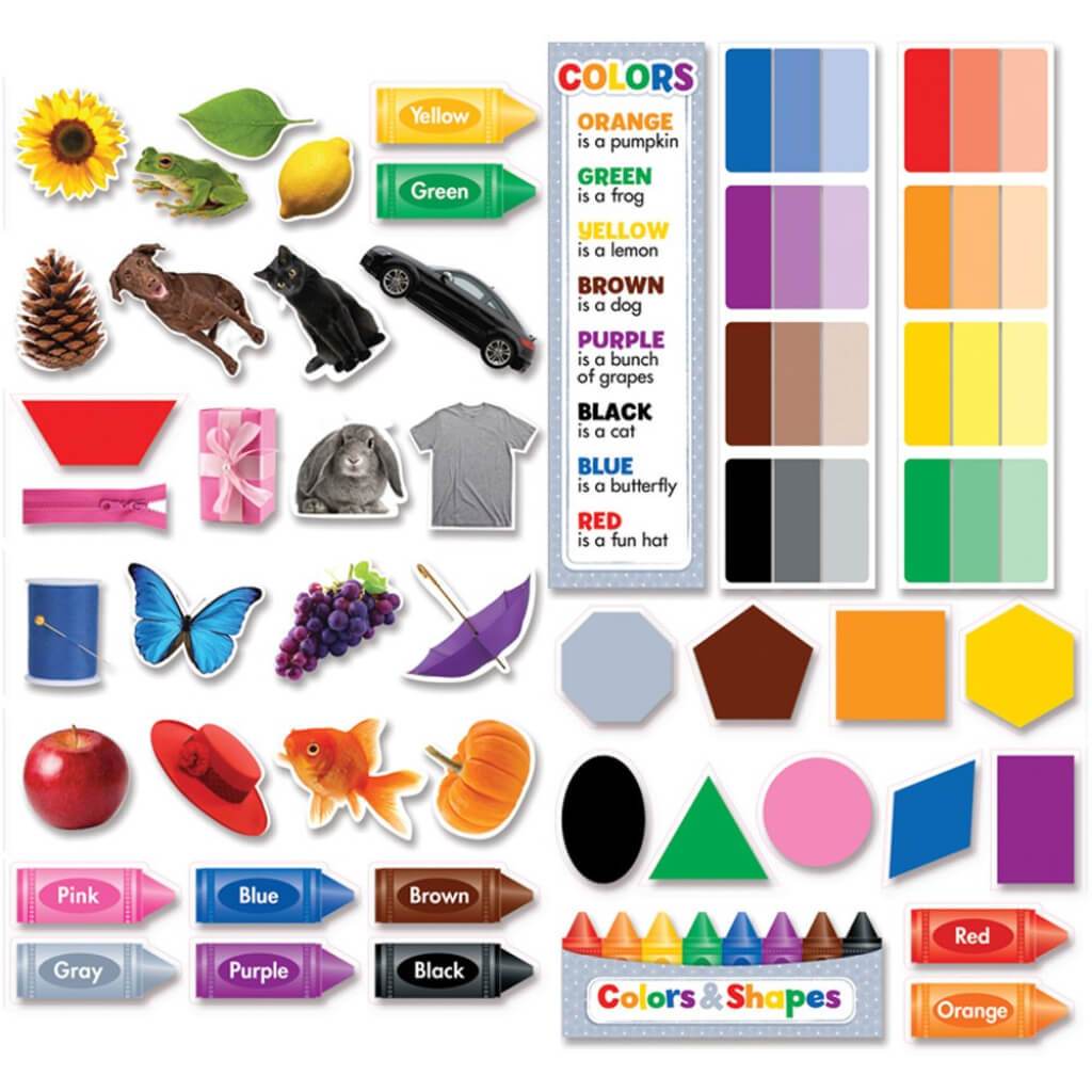 Colors &amp; Shapes Mini Bulletin Boards 
