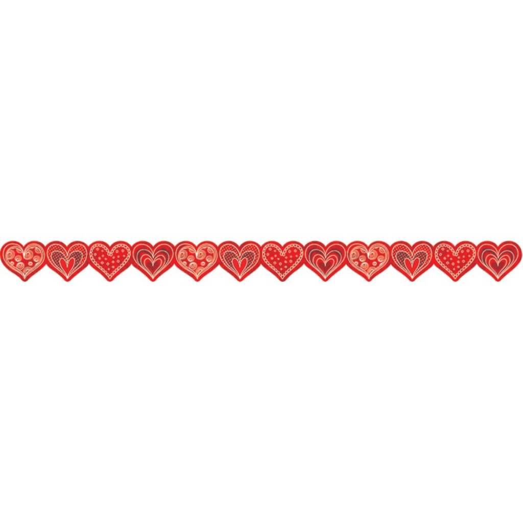 Doodle Hearts Border 