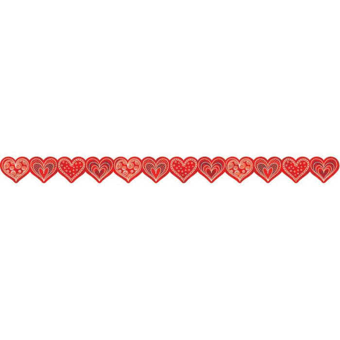 Doodle Hearts Border 