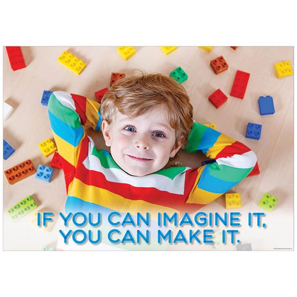 If You Can Imagine It... Prek-1 Inspire U Poster 