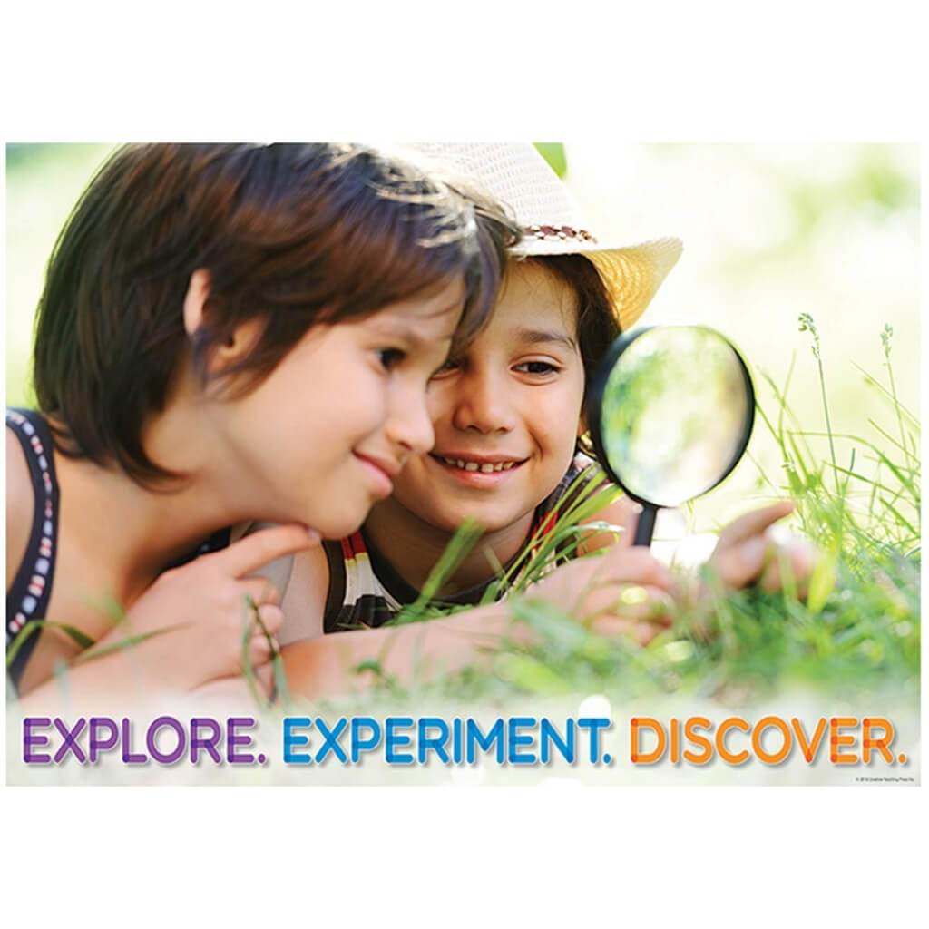 Explore. Experiment. Discover Inspire U Poster 