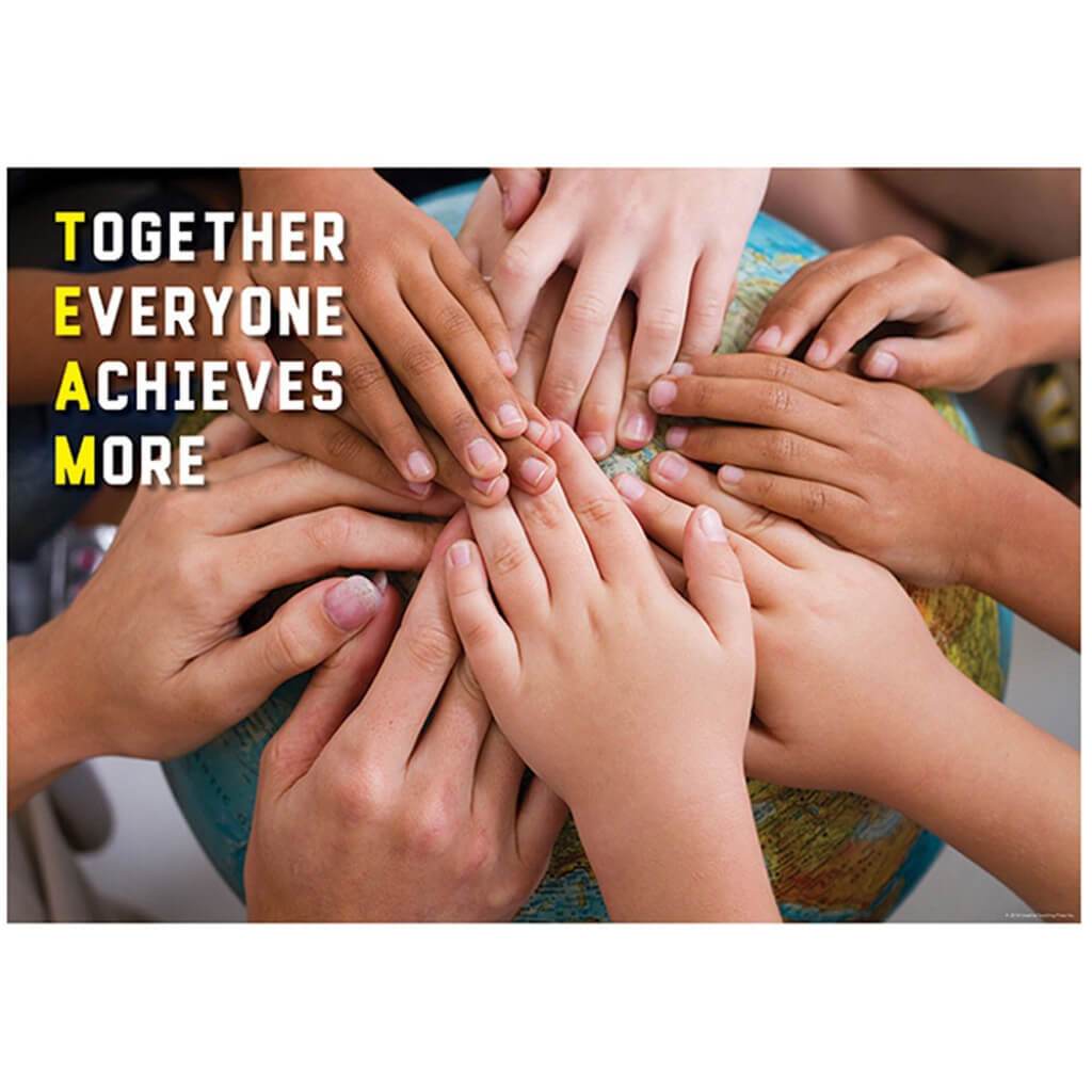 Together Everyone Achieves More (Team) Inspire U Poster 