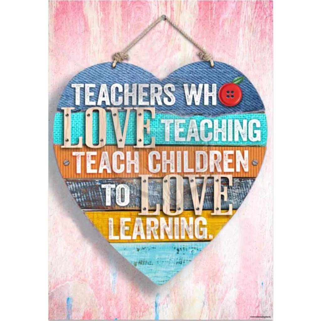 Teachers Who Love Teaching… Inspire U Poster 