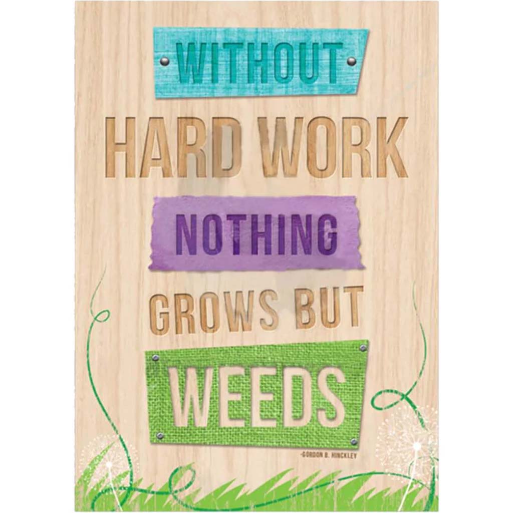 Without Hard Work…Inspire U Poster 