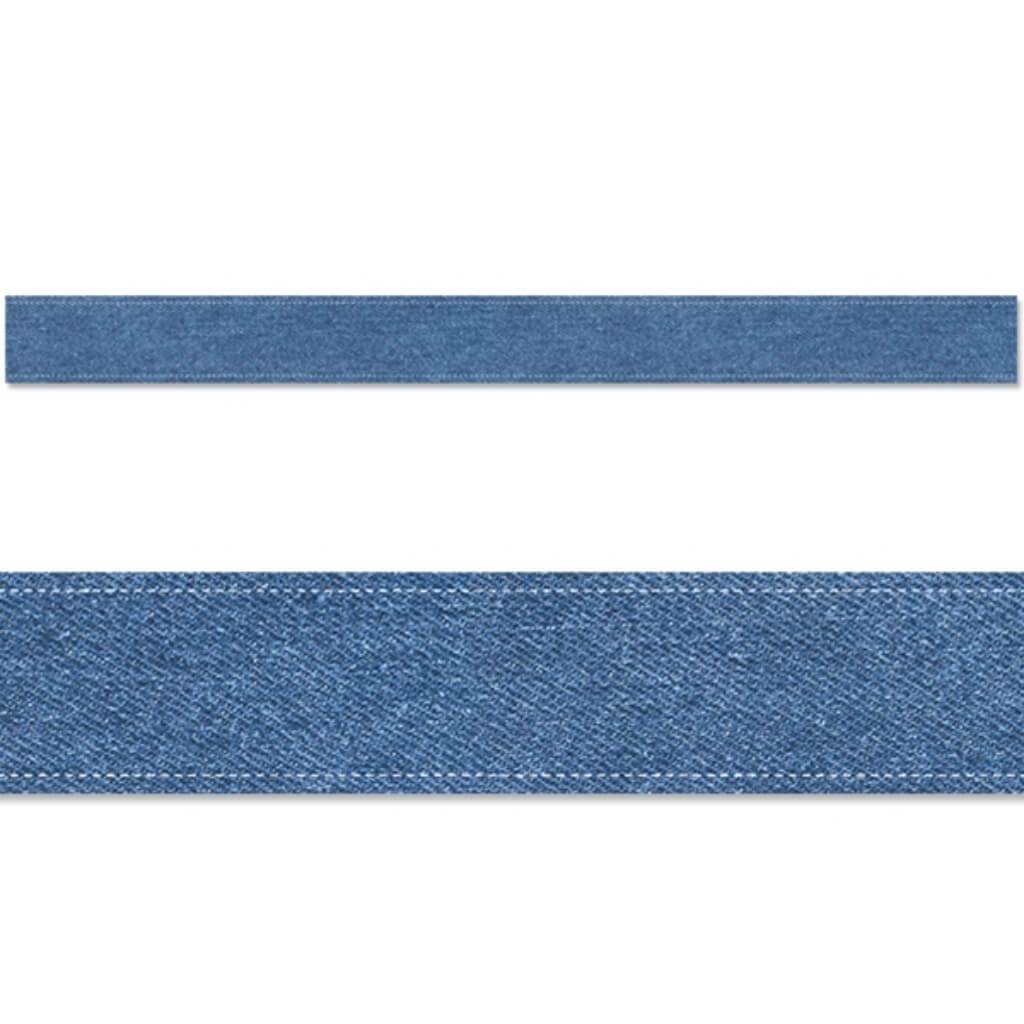 Upcycle Style Denim Straight Border 