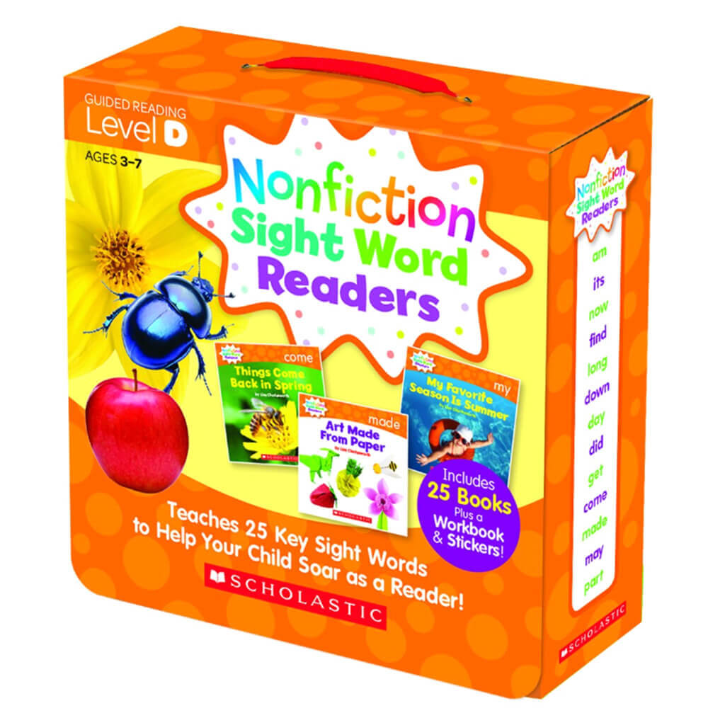 Nonfiction Sight Word Readers Parent Pack Level D