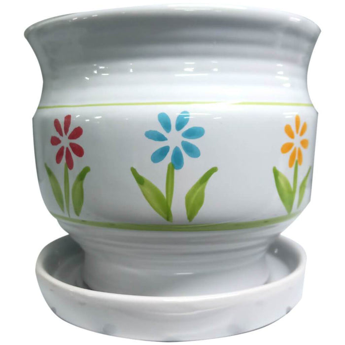 Nep Aristocrat Floral Pot 7.25