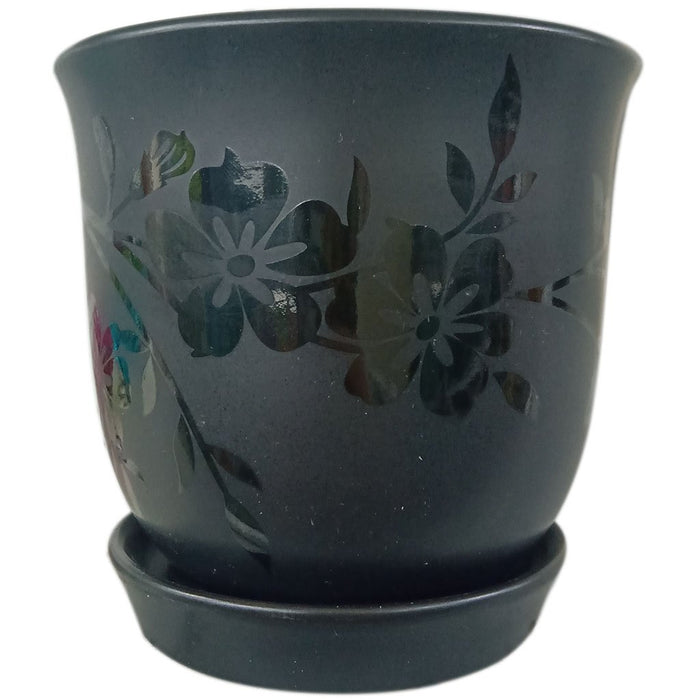 Nep Black Rose Pot Black Bowtie