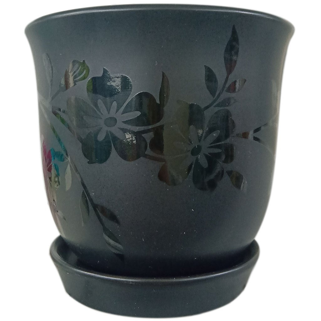 Nep Black Rose Pot Black Bowtie