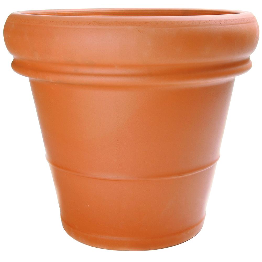 Terra Cotta Heavy Rimmed Pot 16in 