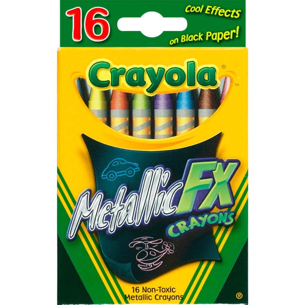 Crayola Metallic FX Crayons 16ct