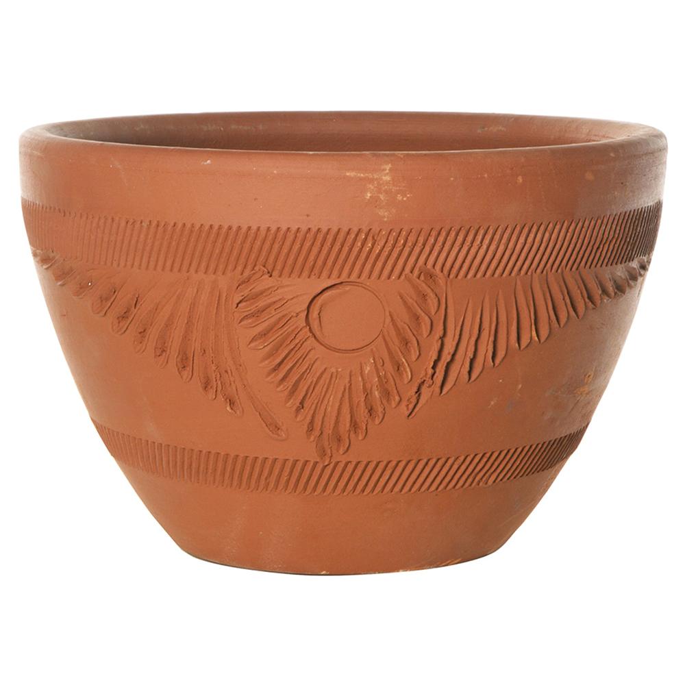 Rustic Terra Cotta Torpedo Pot 17.5in 