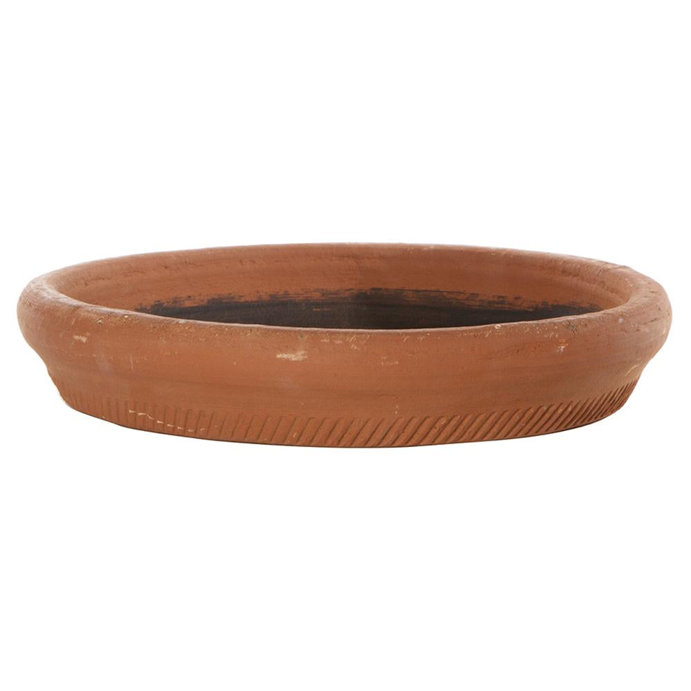 Rustic Terra Cotta Saucer 12.5in 