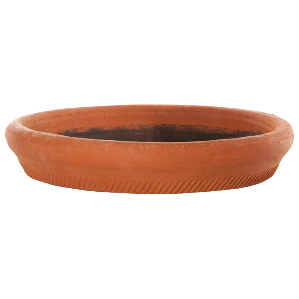 Rustic Terra Cotta Saucer 15in 