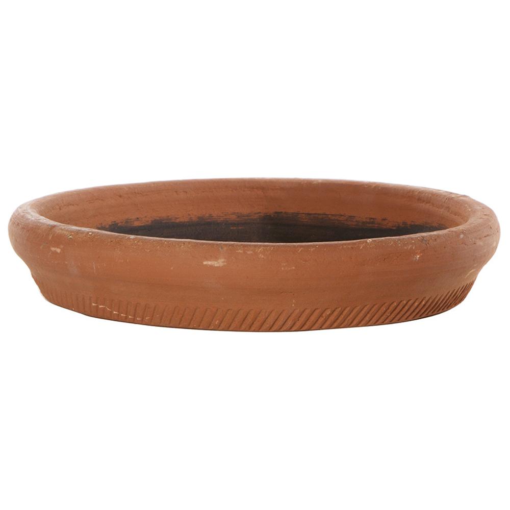 Rustic Terra Cotta Saucer 17.5in 