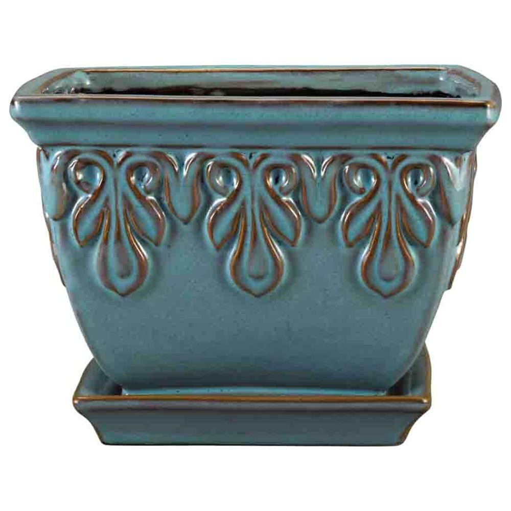 Fairfax Square Planter 8in 