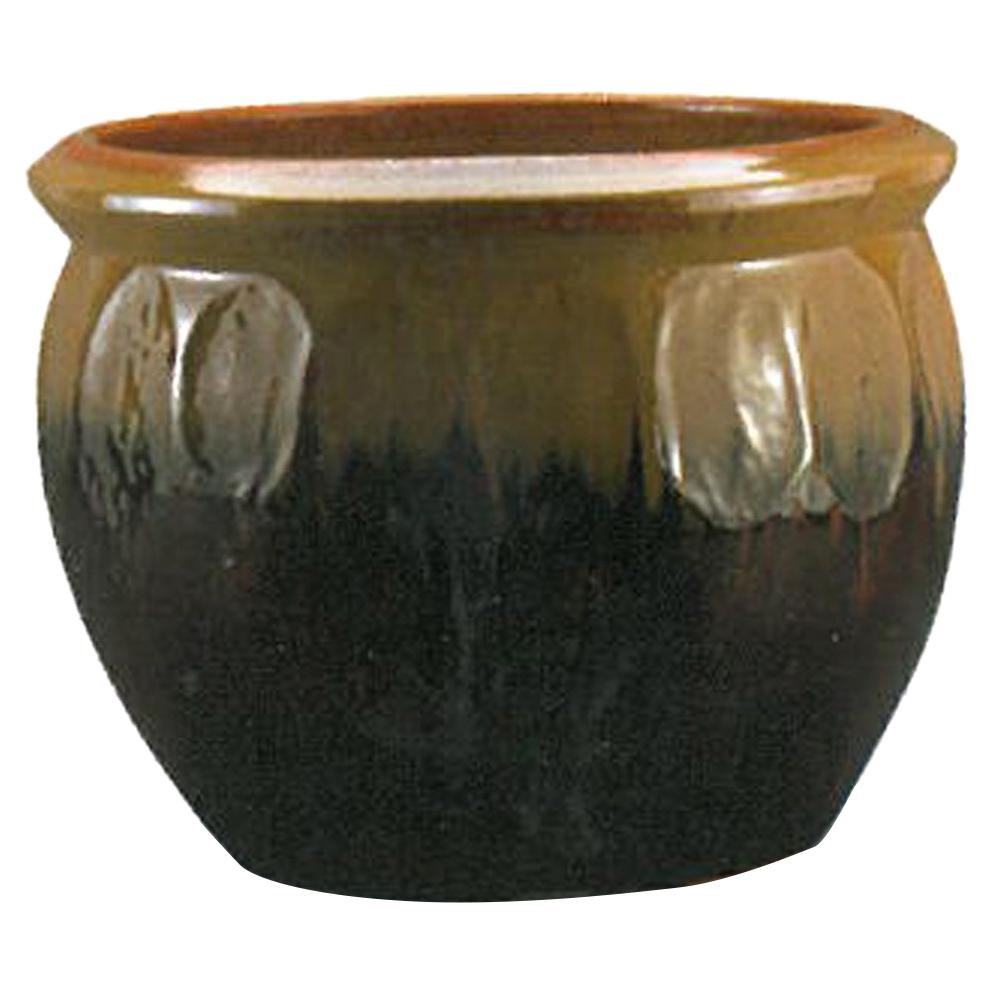 Squash Pot Red Sunrise 14.25in 