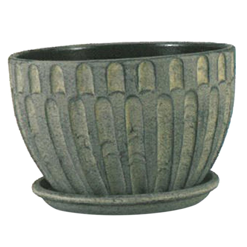 Cockle Shell Bowl Charcoal 5.75in 