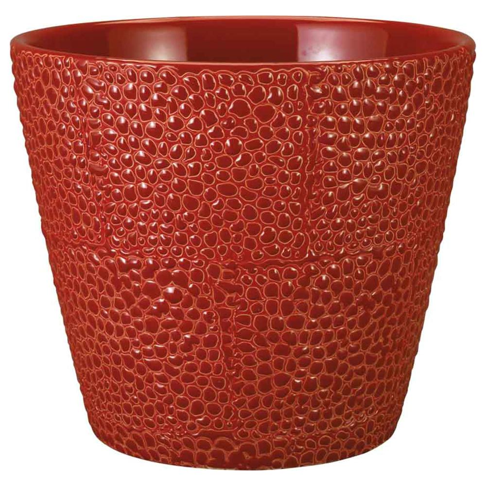 Crocodile Flair Pot Red Hot 6in 