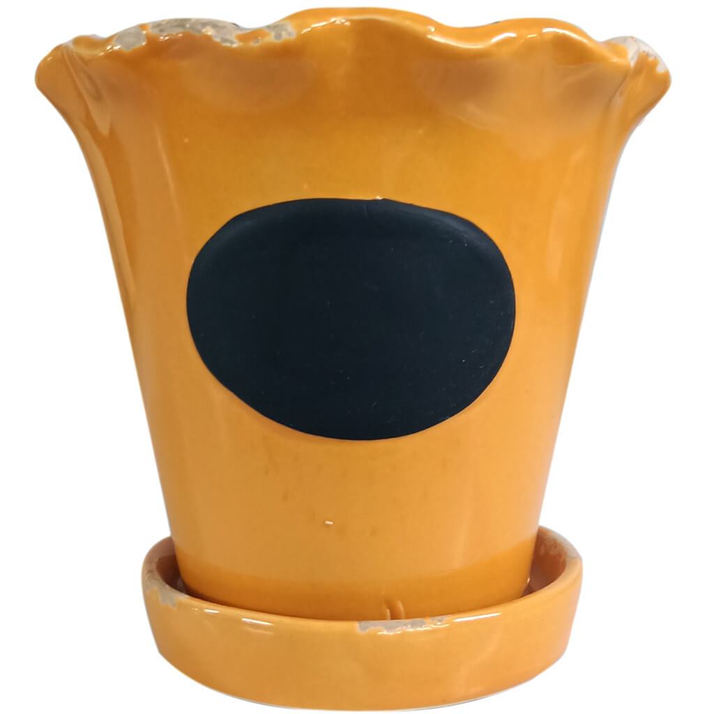 Nep Chalkboard Herb Pot Poppy