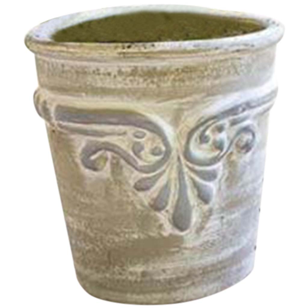 Distessed Scroll Flair Pot Damscus Set of 3 