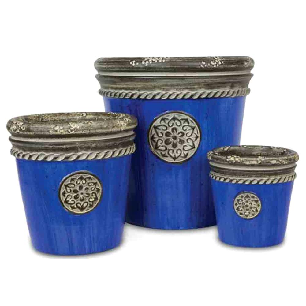 Pacifica Medallion Planter Set of 3 