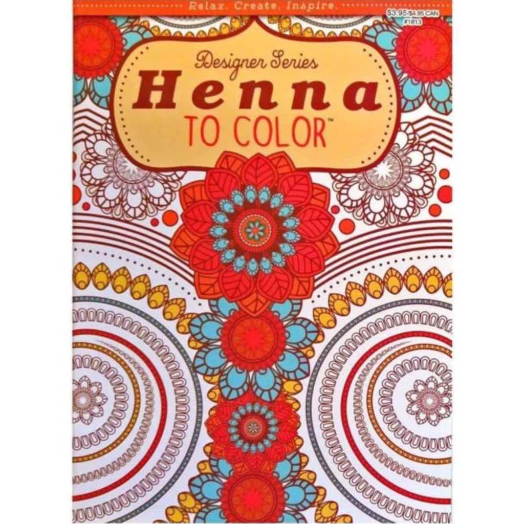 Henna Coloring Book for Adults 