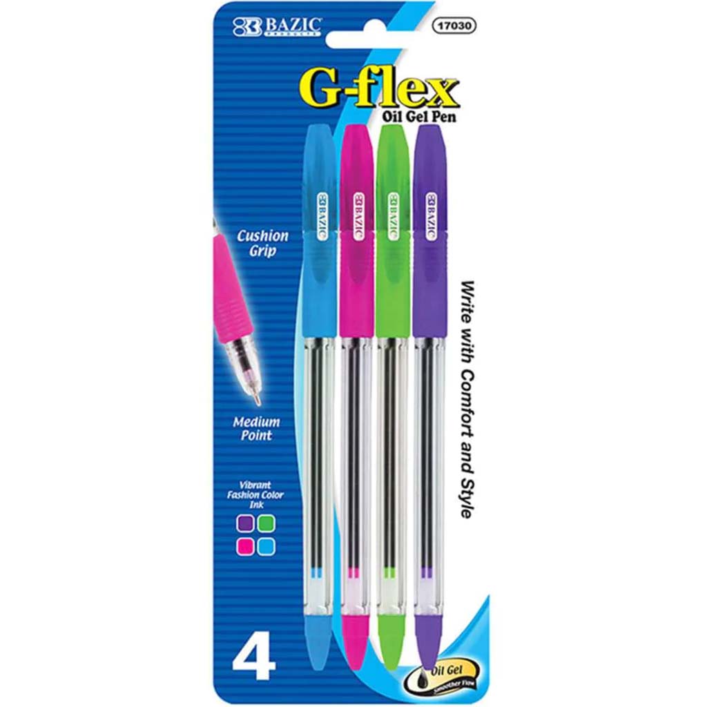 Dazzle Oil Gel Ink Pen With Cushion Grip 