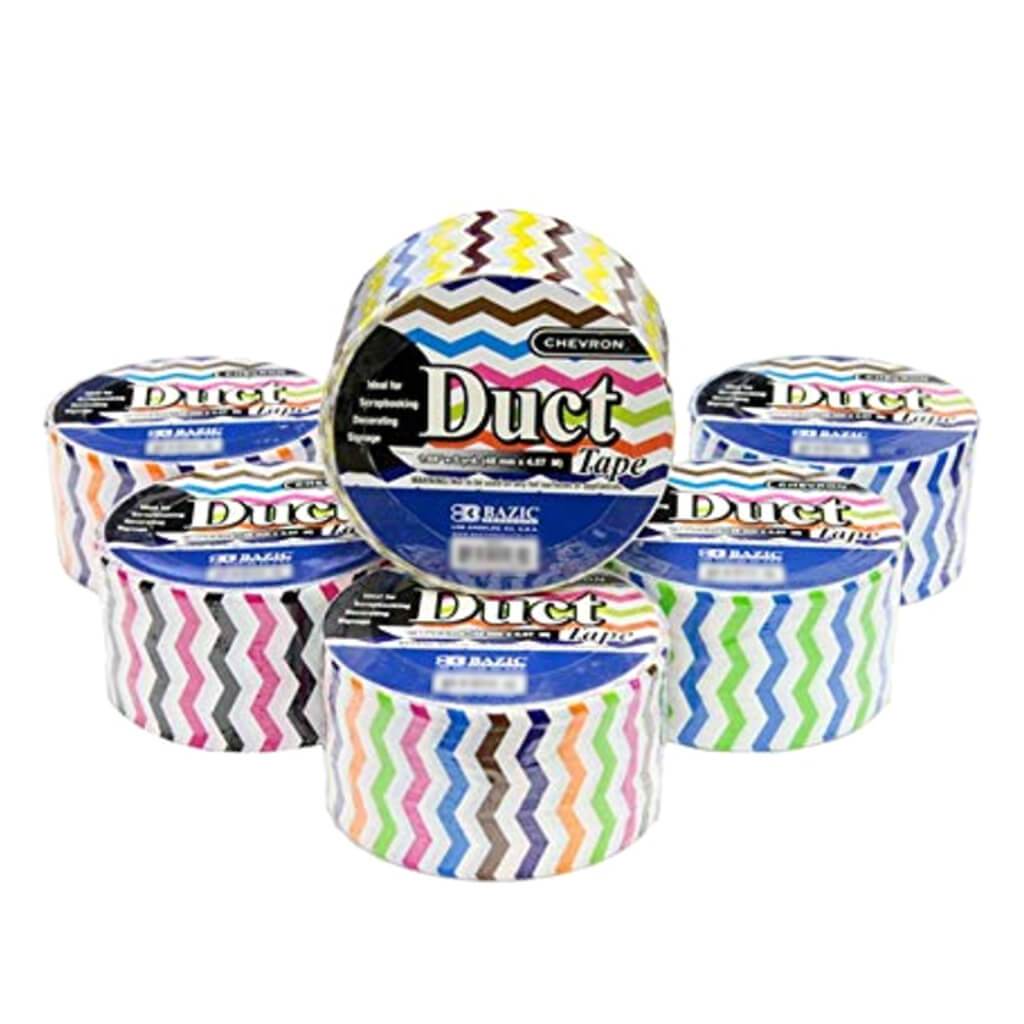 Duct Tape Chevron Series Blacka and Pink 1.88in x 5yd 