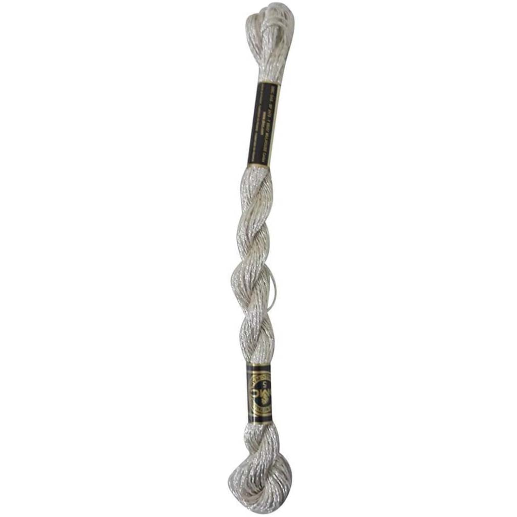 DMC METALLIC PEARL CTTN SKEIN SILVER 27.3YD 