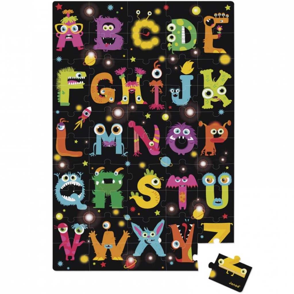 ABC MONSTERS GIANT FLOOR PUZZLE 