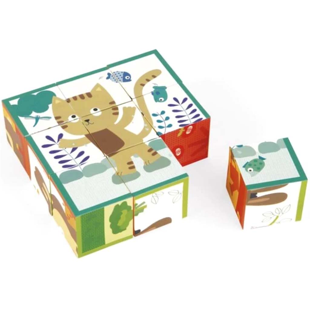 KUBKID COLOR ANIMALS PUZZLE BLOCKS 