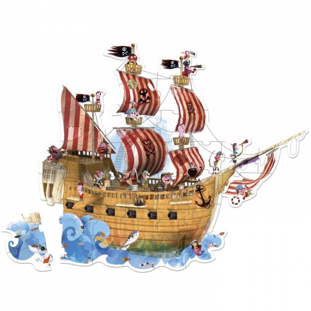 PIRATE SHIP GIANT FLOOR PUZZLE 