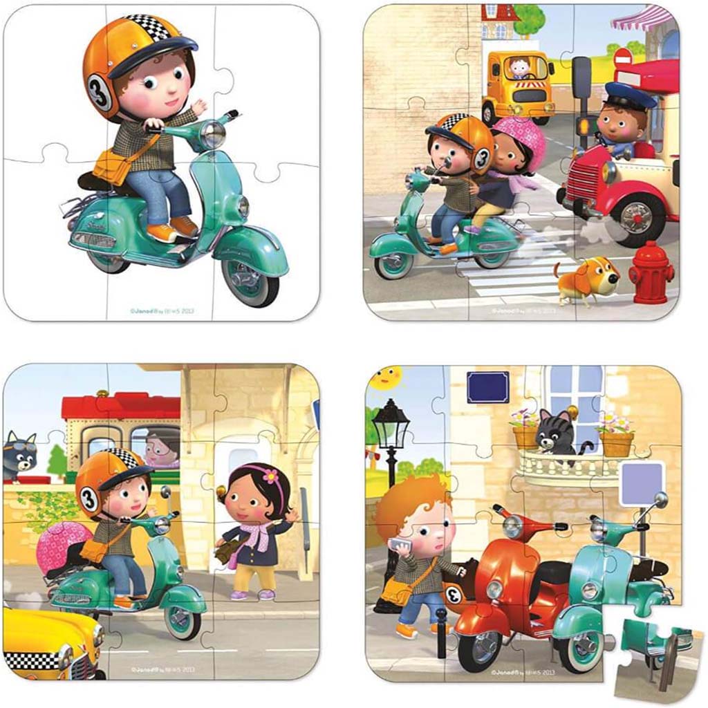 4 IN 1 WALTER SCOOTER PUZZLE 