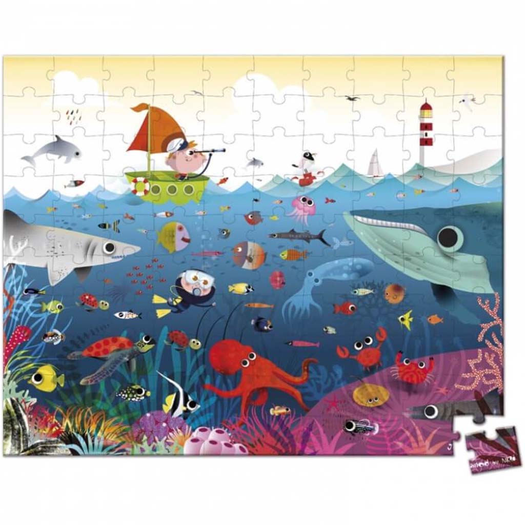 HAT BOXED UNDERWATER WORLD PUZZLE 