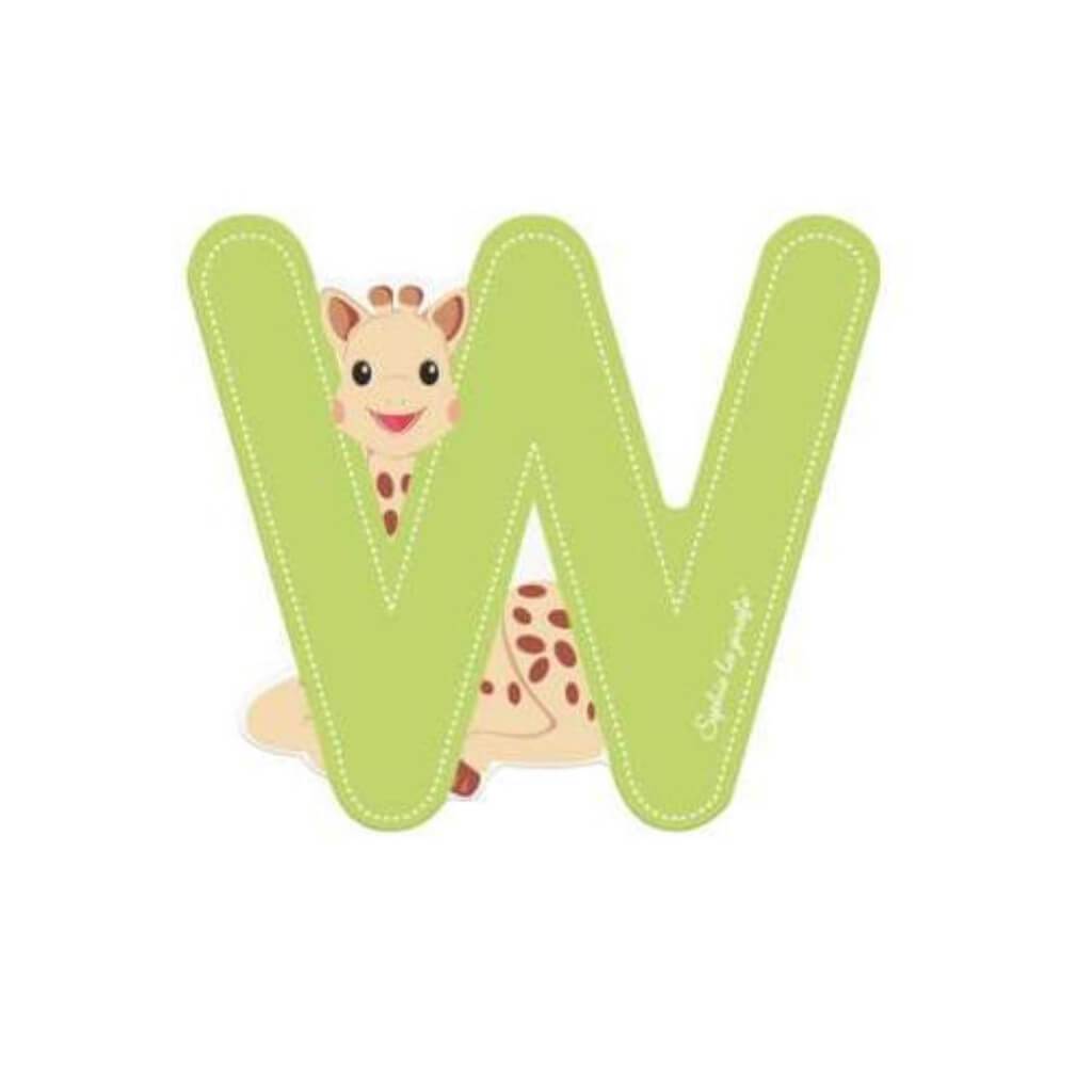 Sophie The Giraffe Letter W 