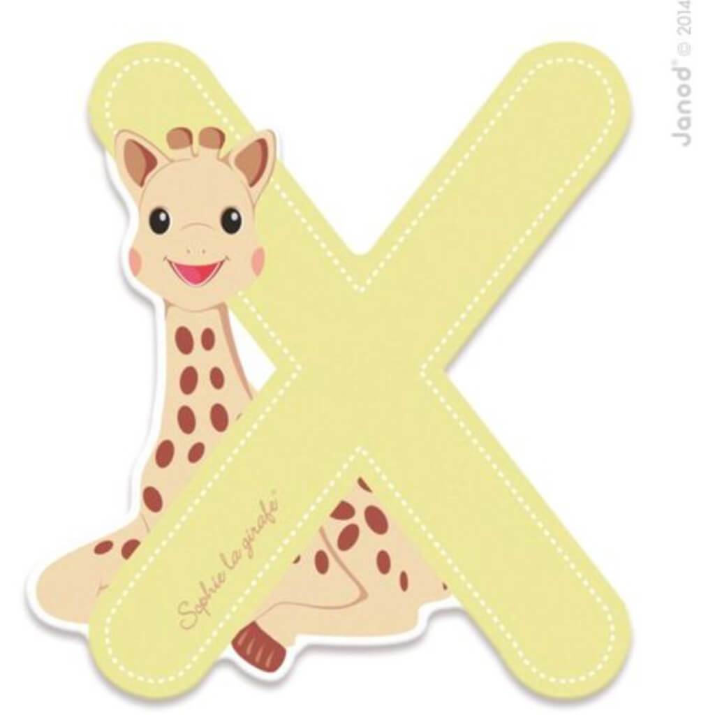 Sophie The Giraffe Letter X 