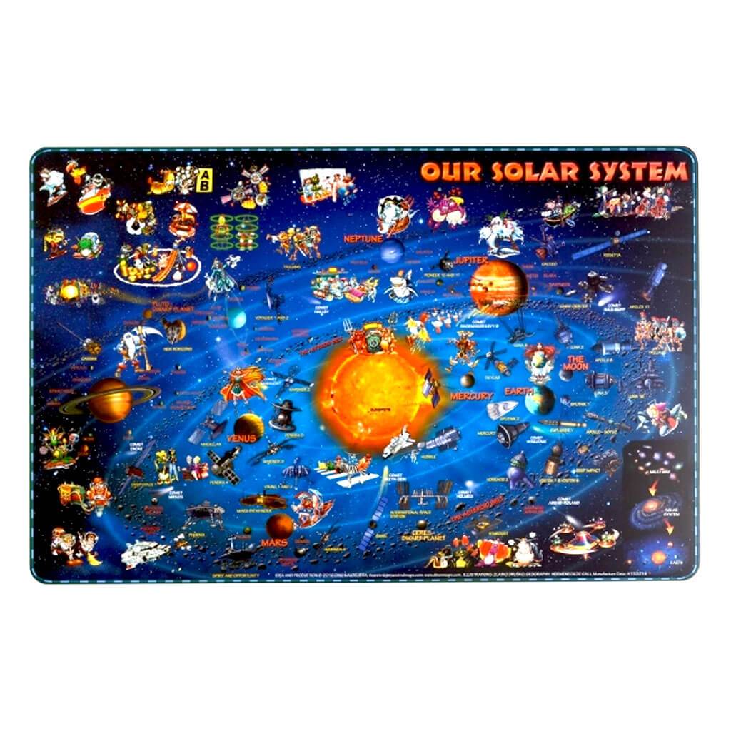 Solar System Placemap Dino&#39;S Illustrated 