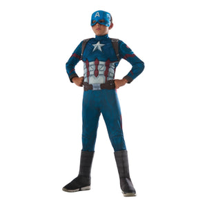 Captain America Muscle Chest Deluxe Costume