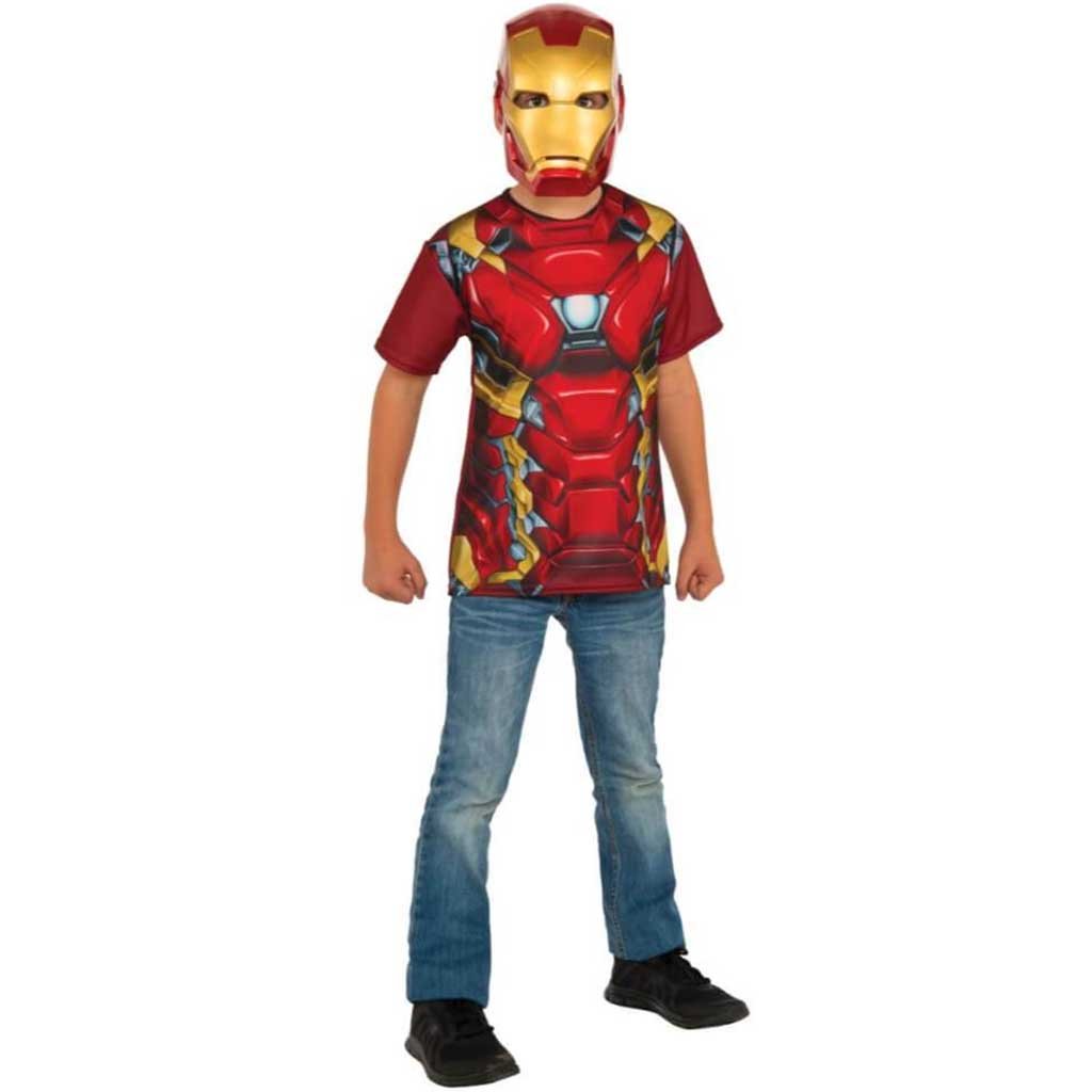 Iron Man Top and Mask Costume