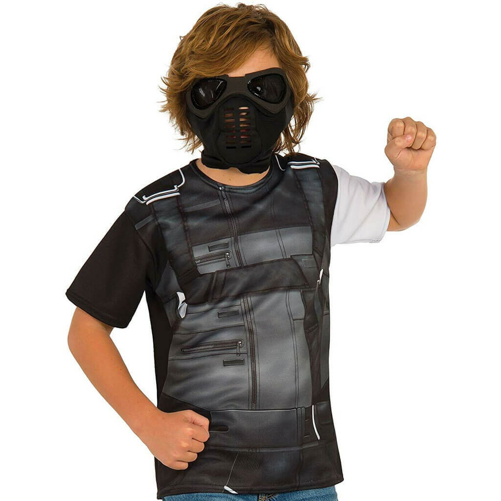 Winter Soldier Top and Mask Costume