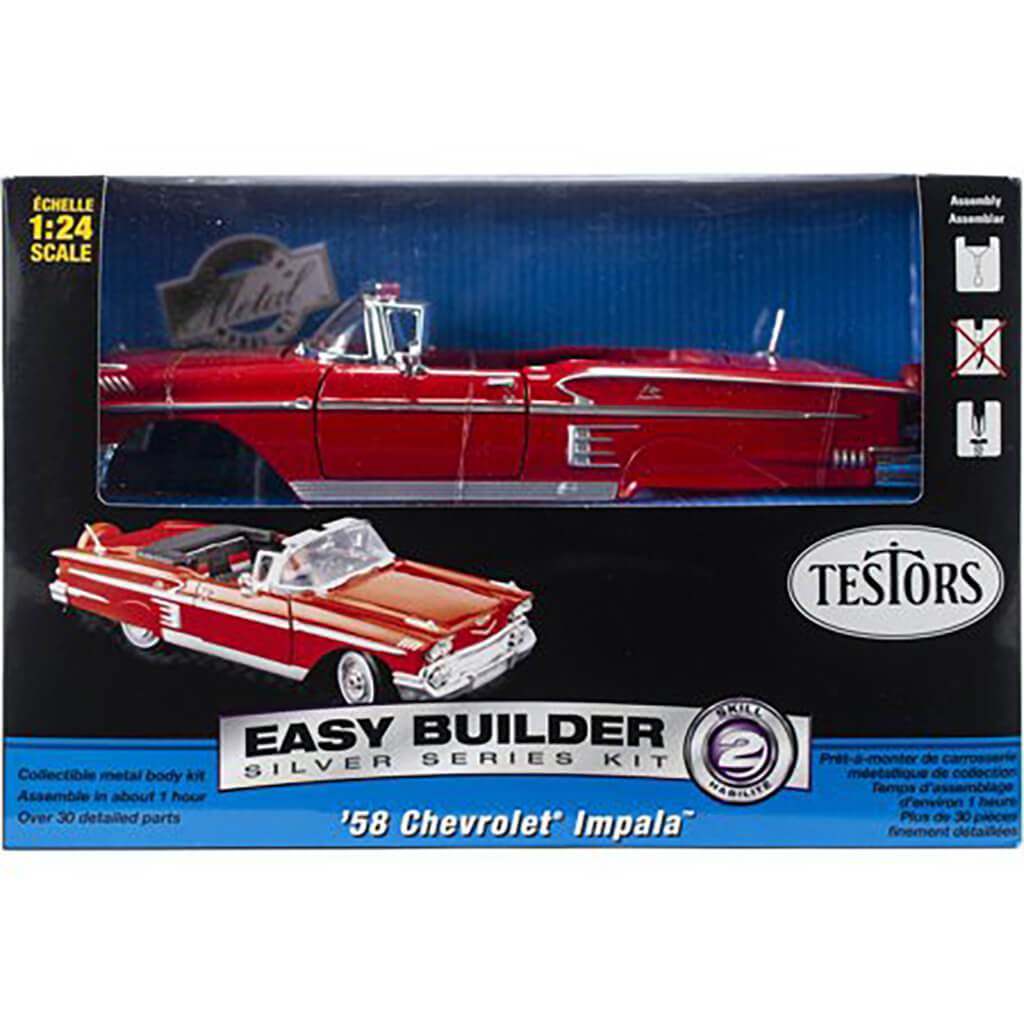 Testors Play Vehicles Chevrolet Impala Convertible Car Model Kit