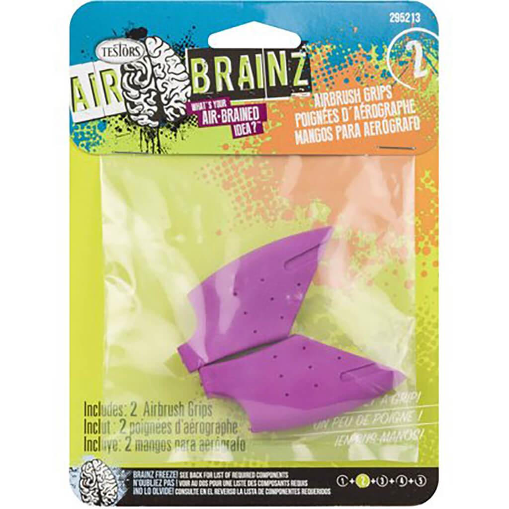 Airbrainz Airbrush Grips 2/Pkg Pink