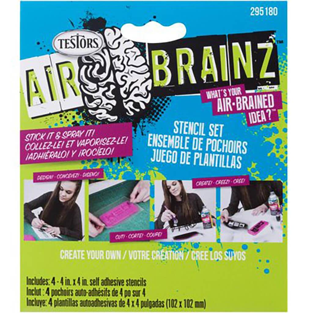 Airbrainz Create Your Own Stencil 4in x 4in