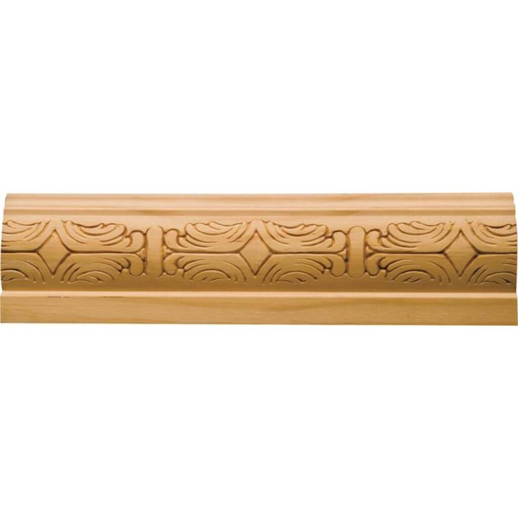 MOULDING - EMBOSSED CRTHN - 3-1/8"X8' - PINE 