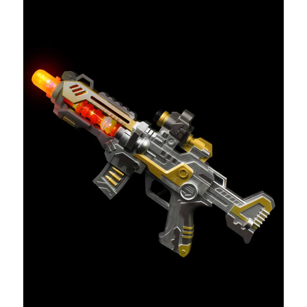 Led Projector Machine Blaster 17in Gold