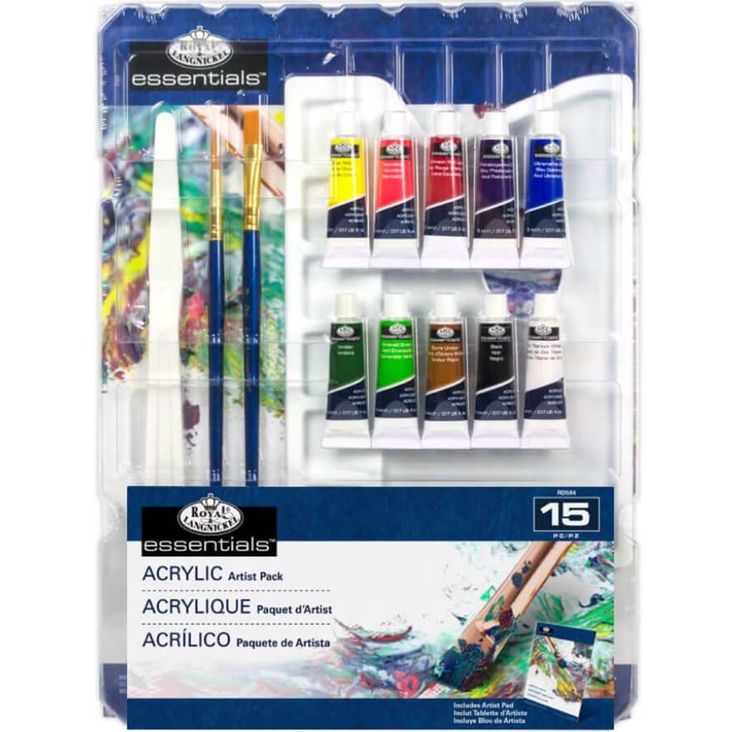 Acrylic Artist Pack 15pc 