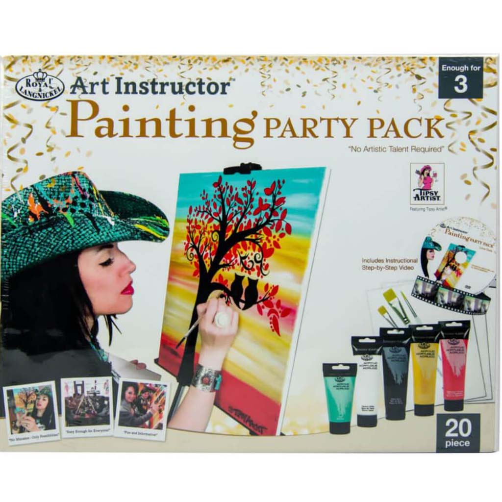 Painting Party Pack Set Love Owl 