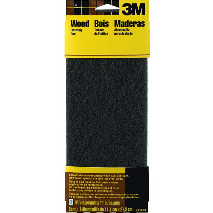 Hand Sanding Wood Finishing Pad 4.375in x 11in 