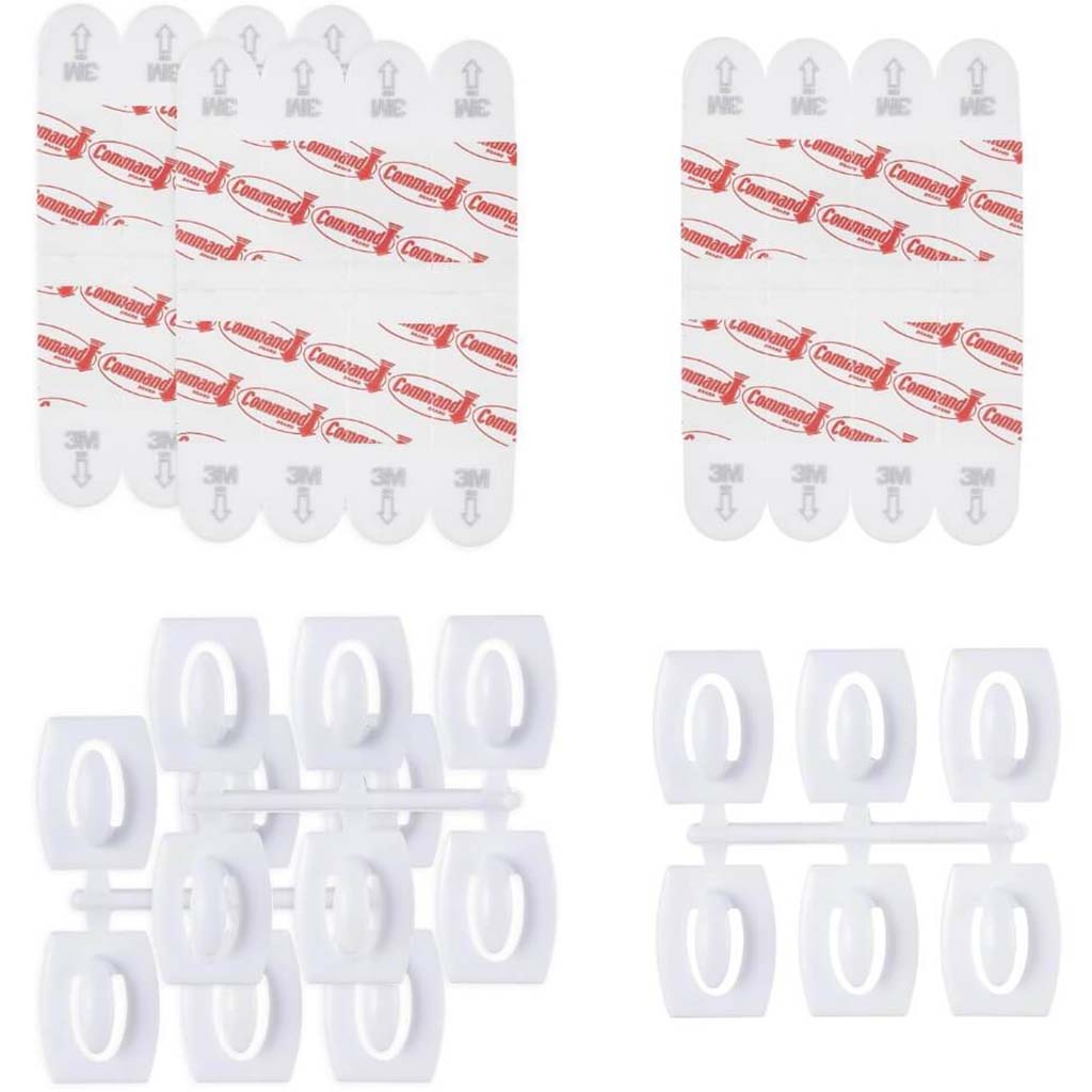 3M Command Mini Hooks Value Pack White